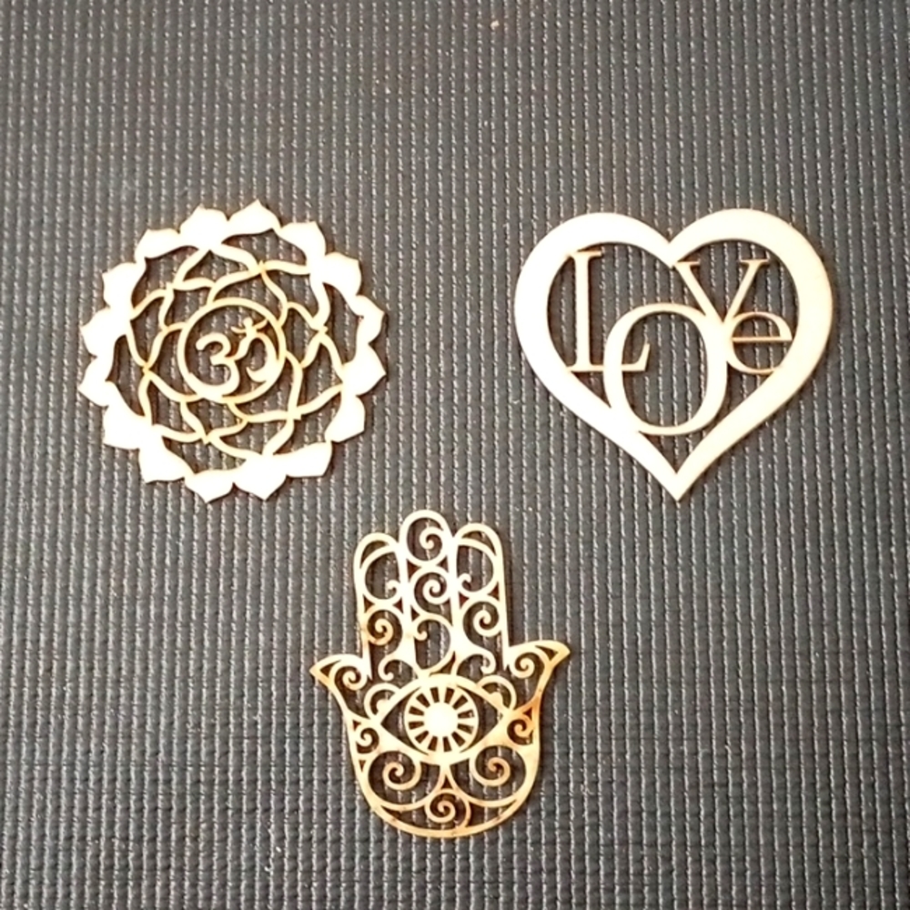 Ornamental Decorations , Set of 3.